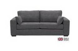 Heart of House Eton Large Fabric Sofa - Charcoal